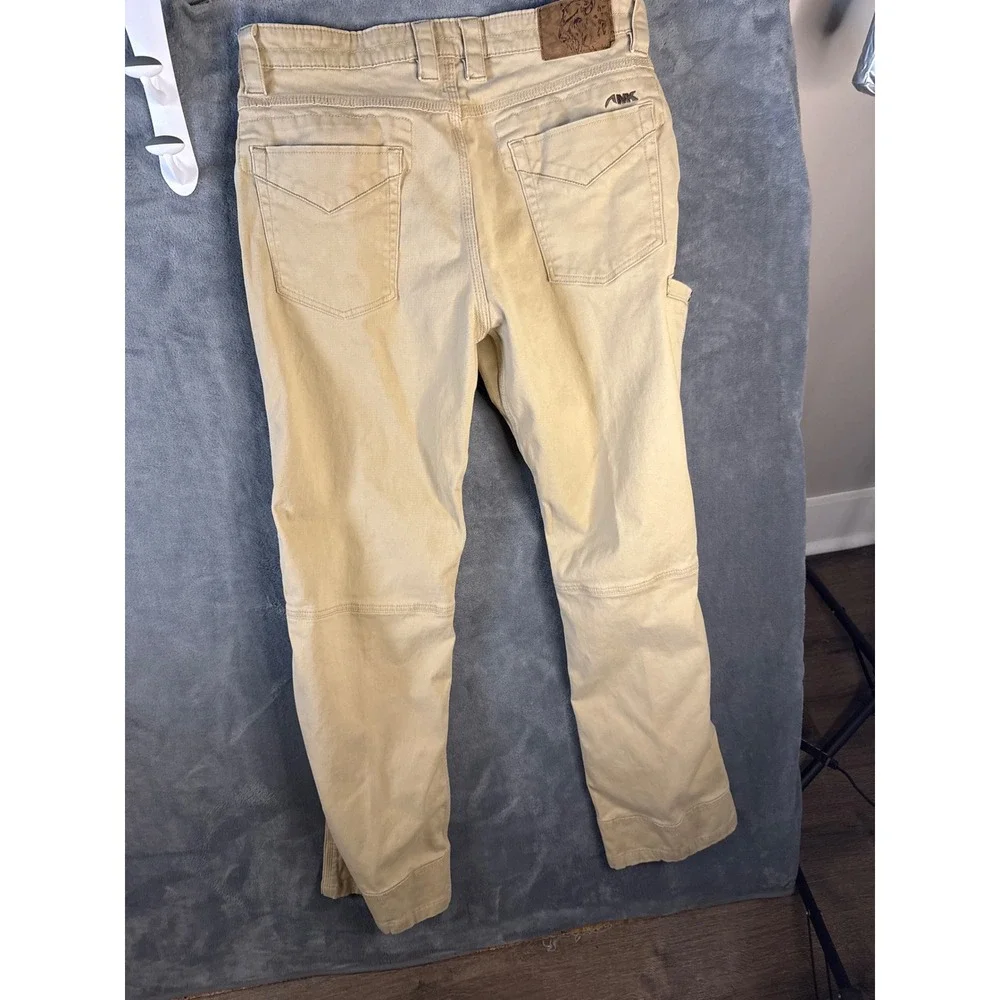 Mountain Khakis Camber 105 Pants Mens 33x32 Classic Fit Khaki Tan Canvas Utility